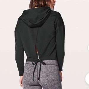 lululemon open tie back sweatshirt